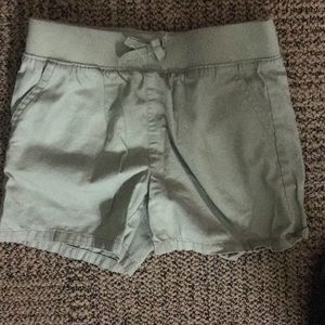 Light Army Green Shorts